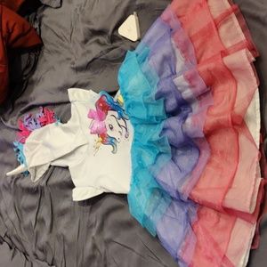 Girls JoJo unicorn dress